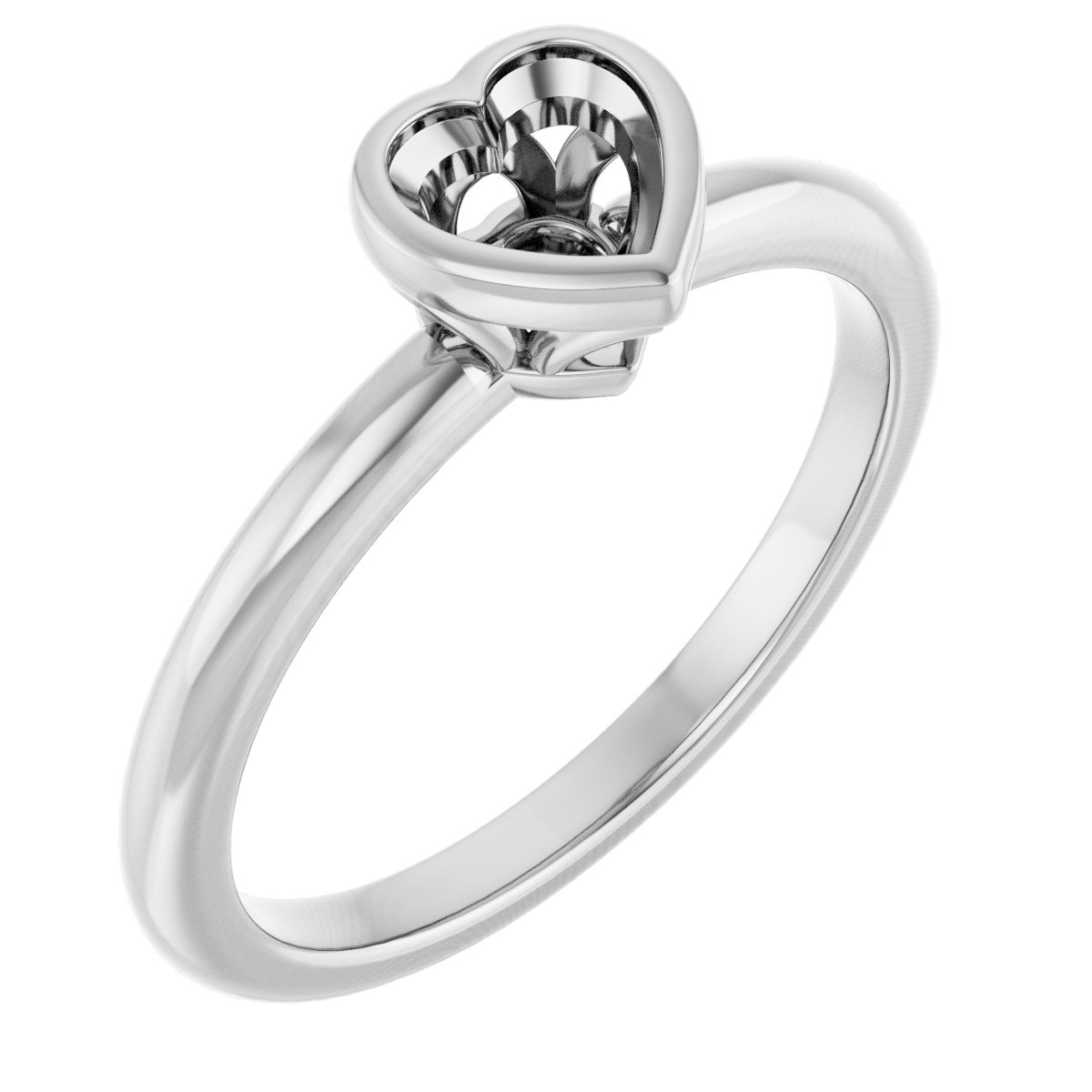 Bezel-Set Engagement Ring