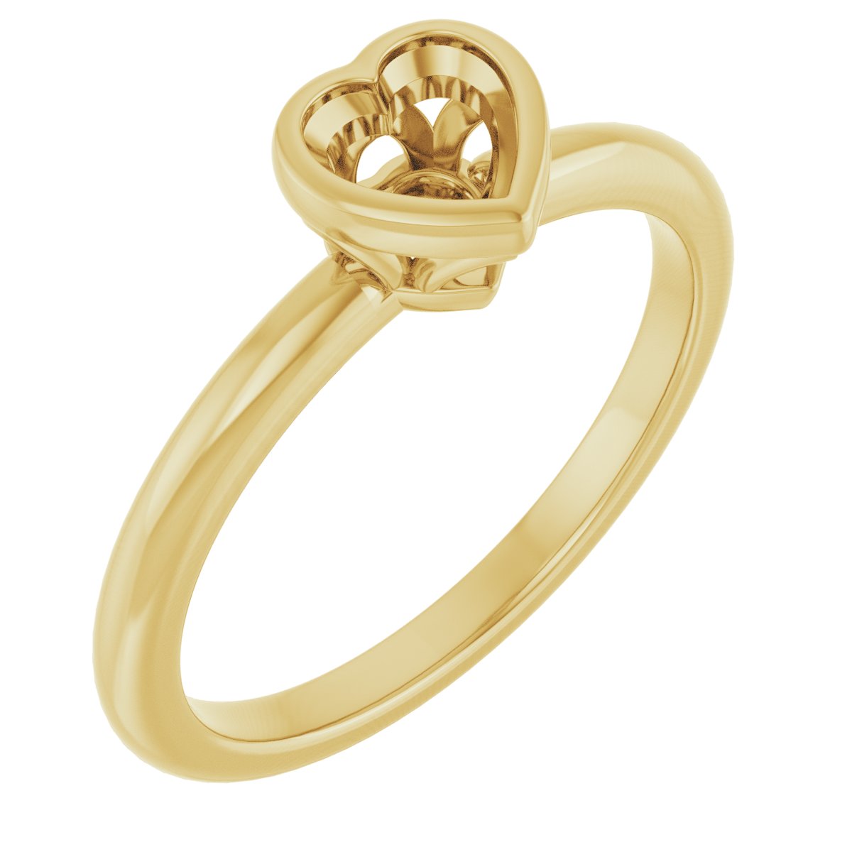 Bezel-Set Engagement Ring