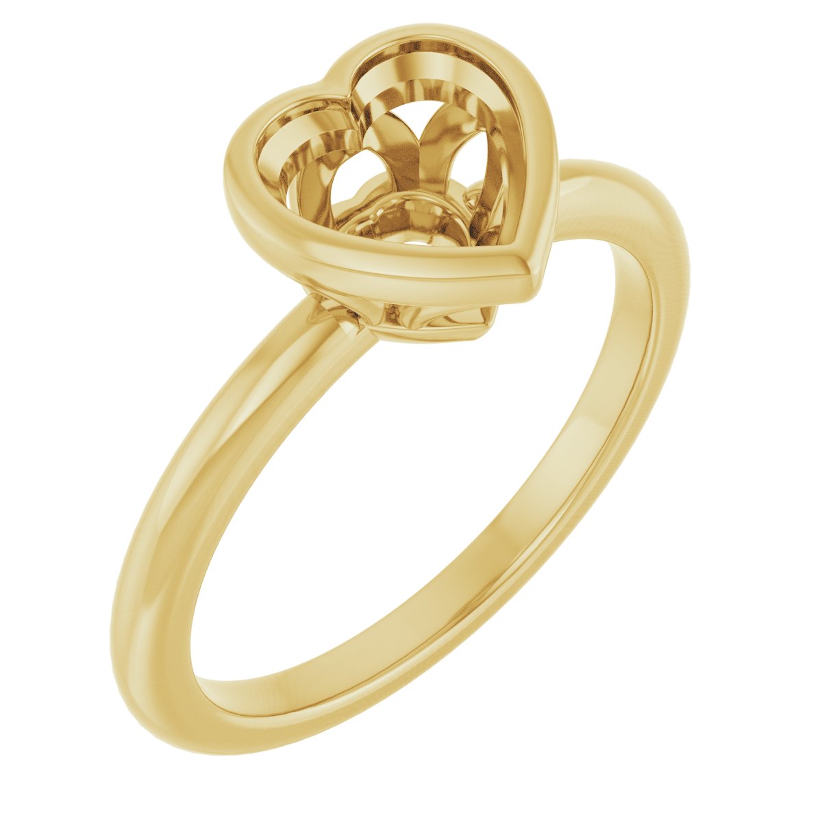 Bezel-Set Engagement Ring