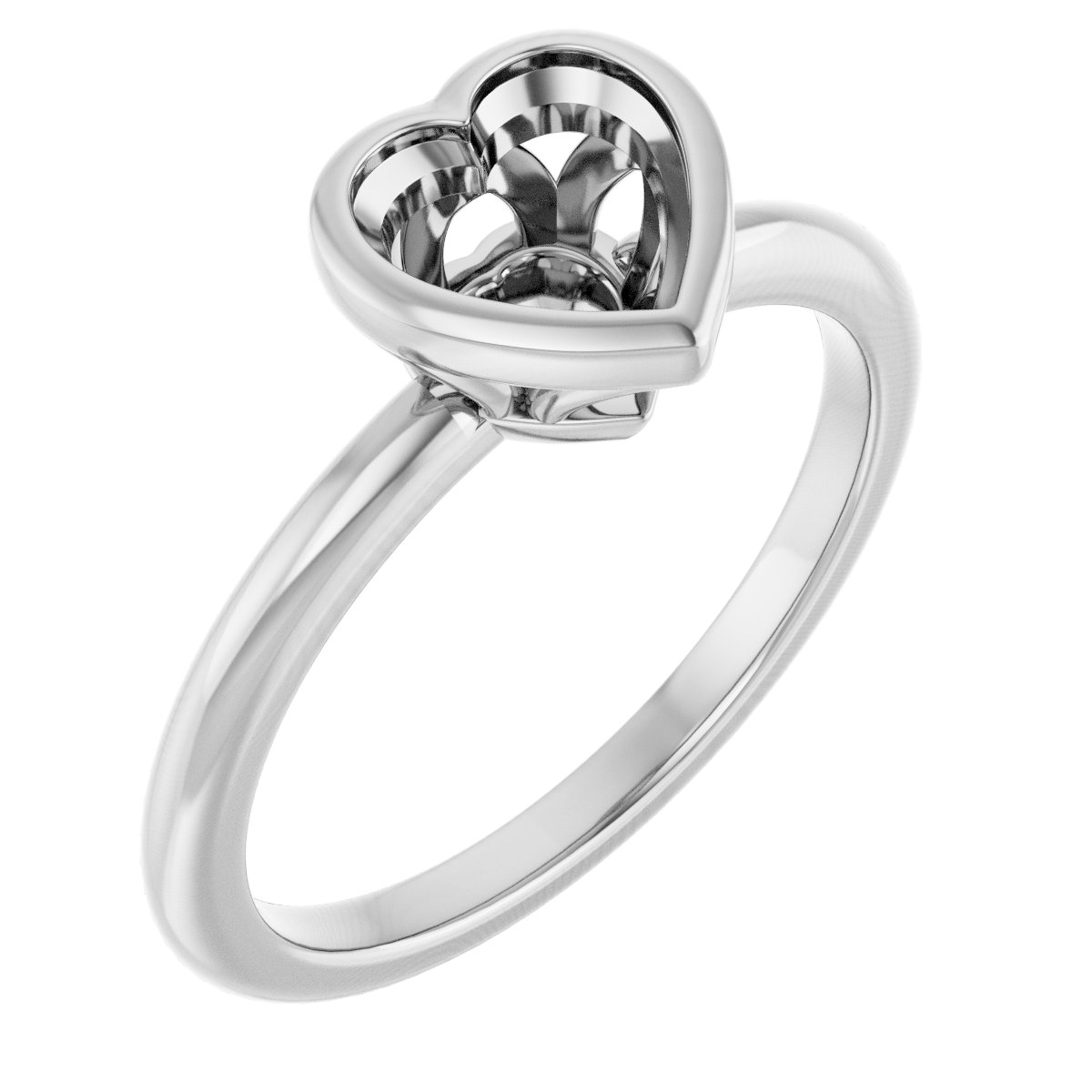 Bezel-Set Engagement Ring