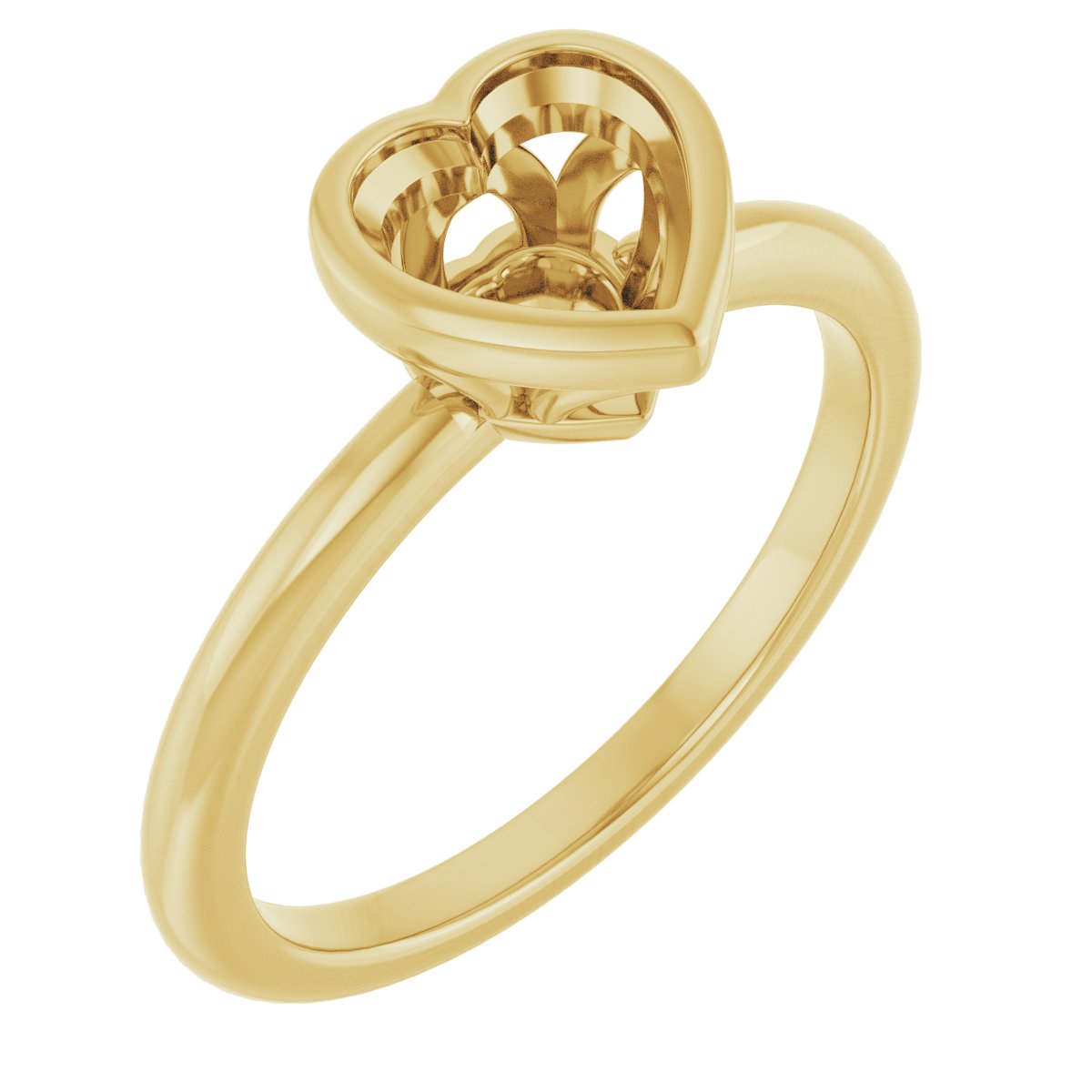 Bezel-Set Engagement Ring