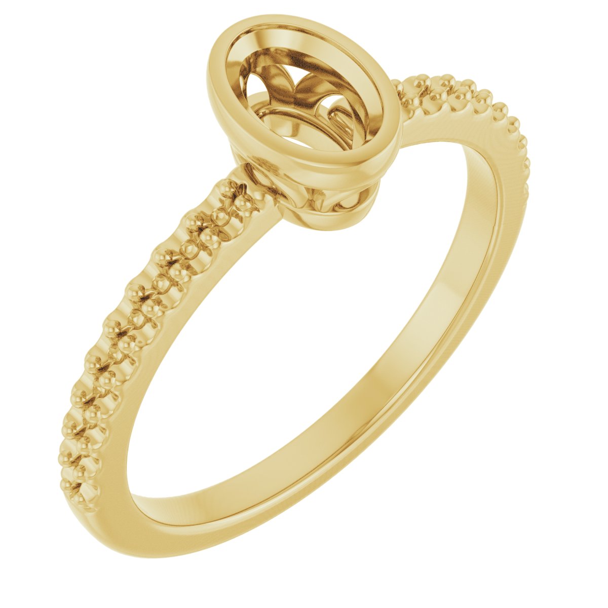 Bezel-Set Engagement Ring
