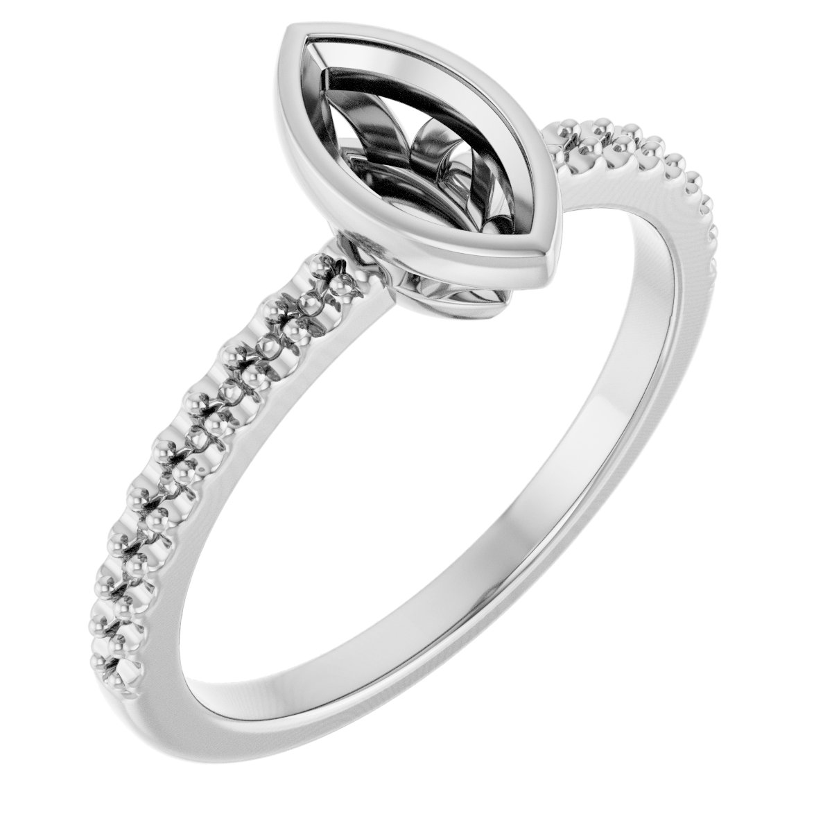 Bezel-Set Engagement Ring