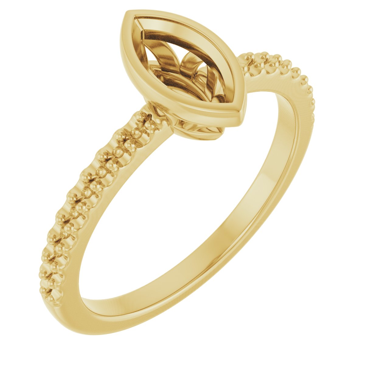 Bezel-Set Engagement Ring