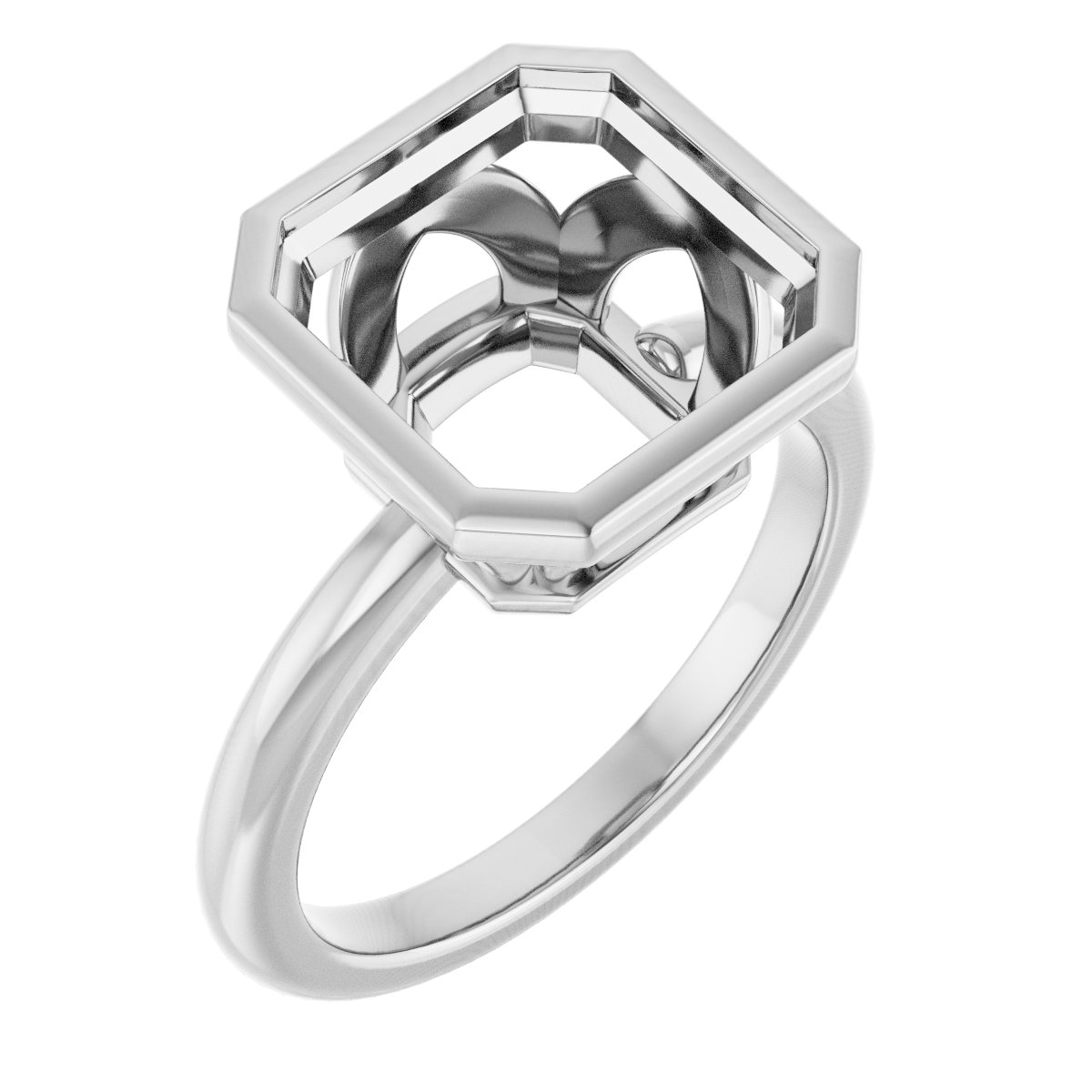 Bezel-Set Engagement Ring