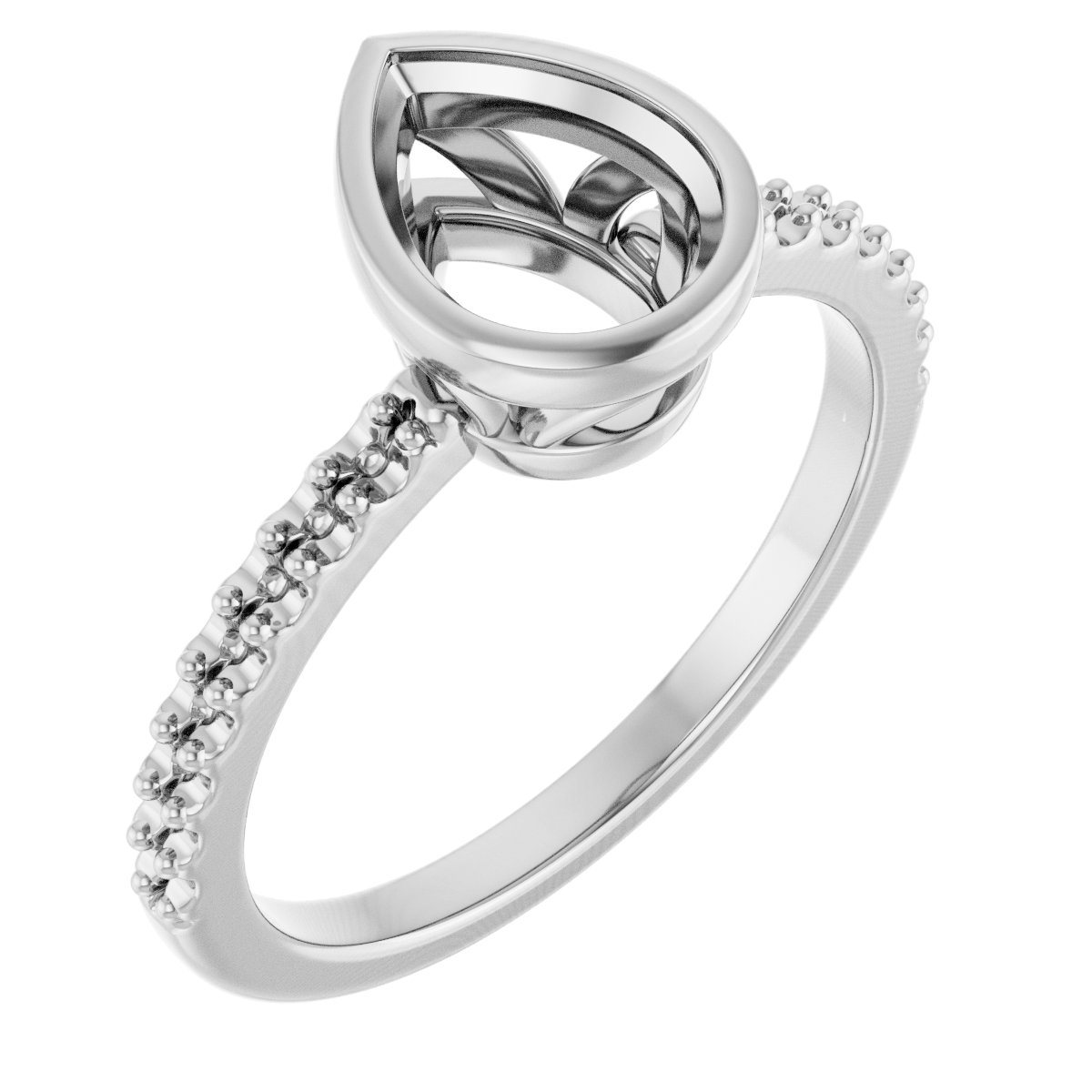 Bezel-Set Engagement Ring