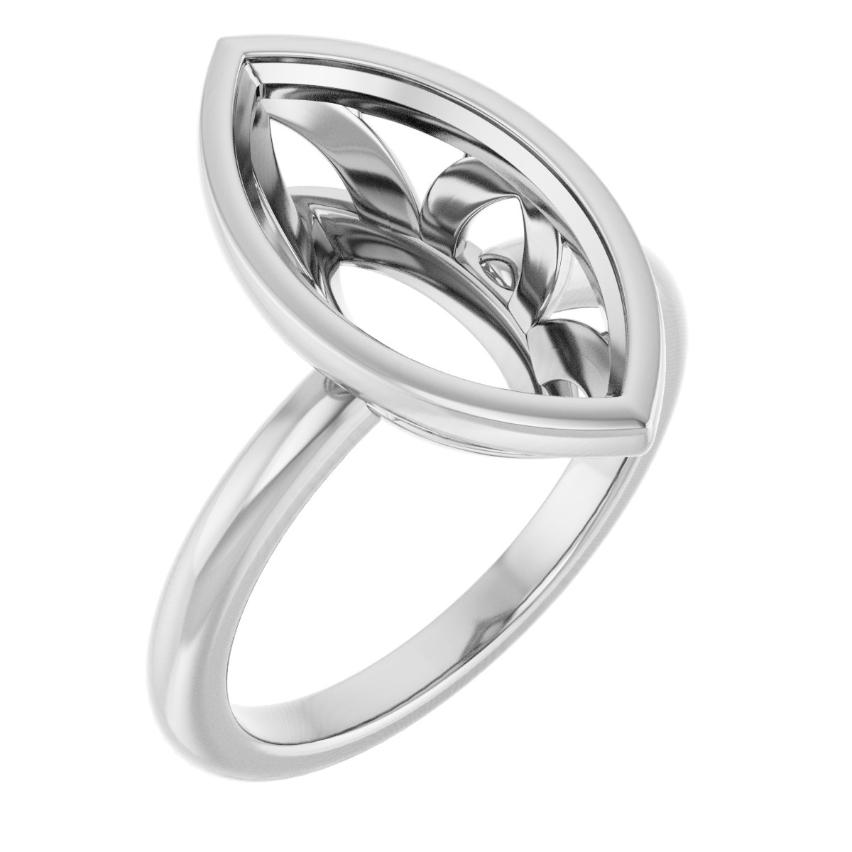 Bezel-Set Engagement Ring