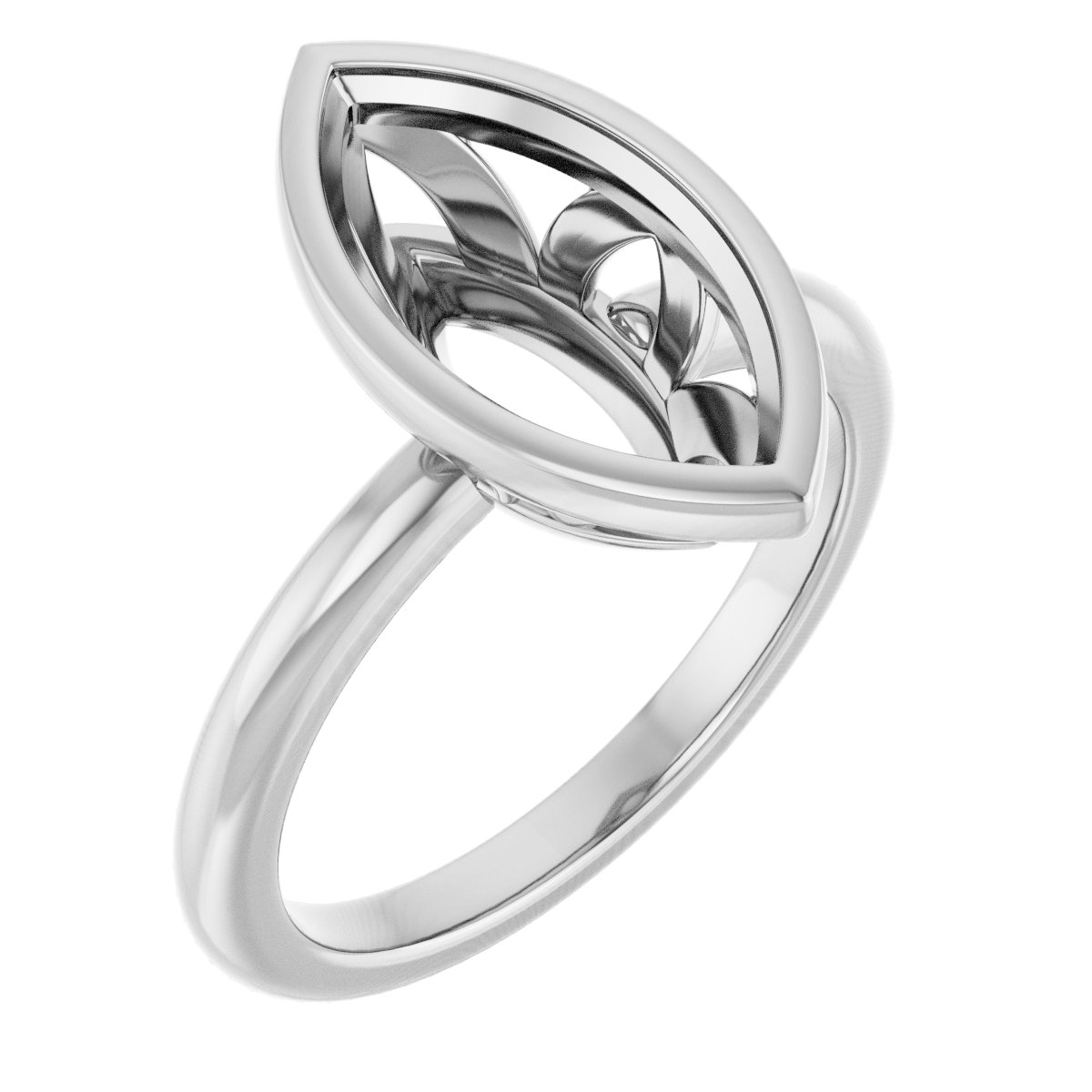 Bezel-Set Engagement Ring