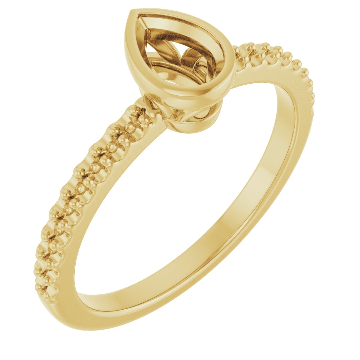 Bezel-Set Engagement Ring