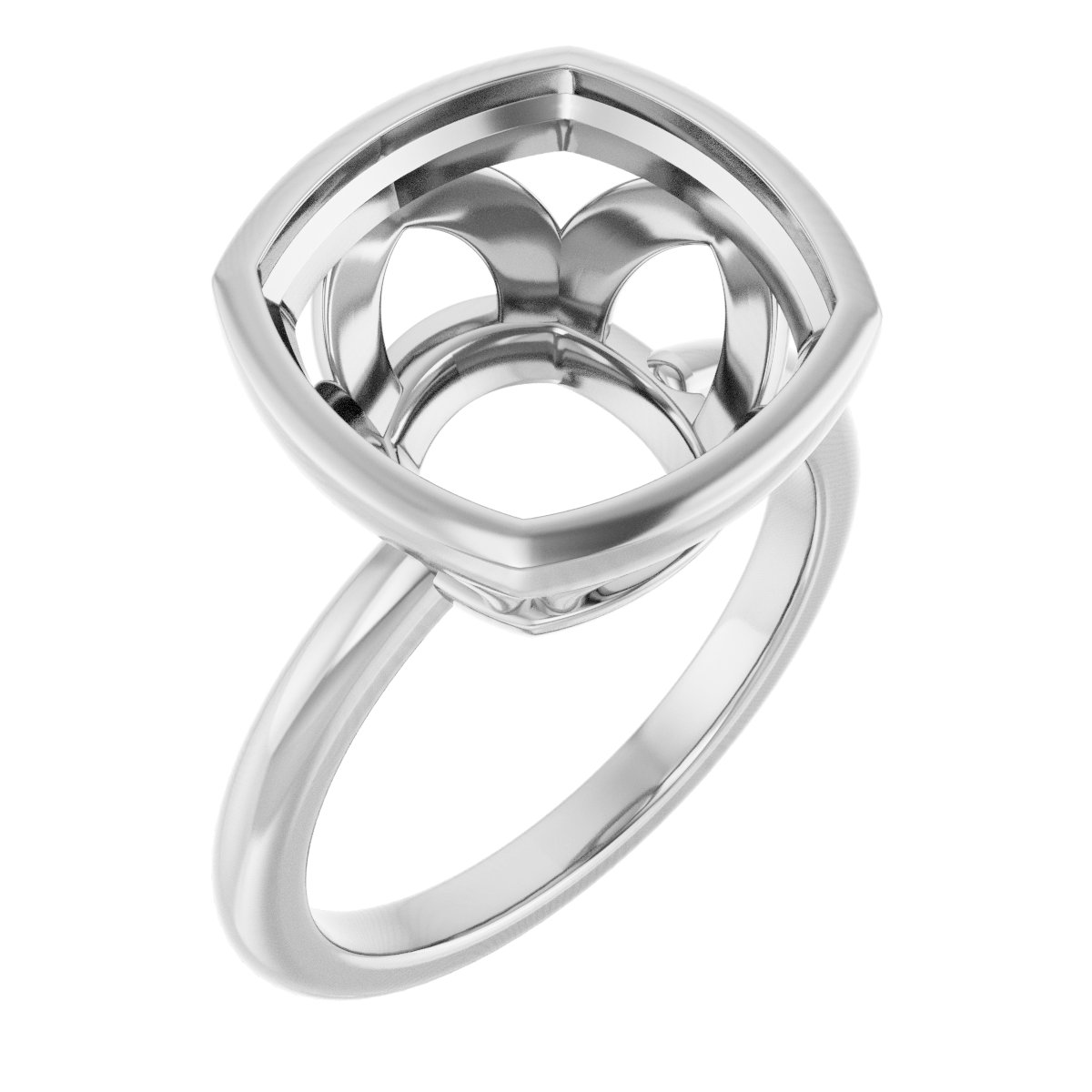 Bezel-Set Engagement Ring