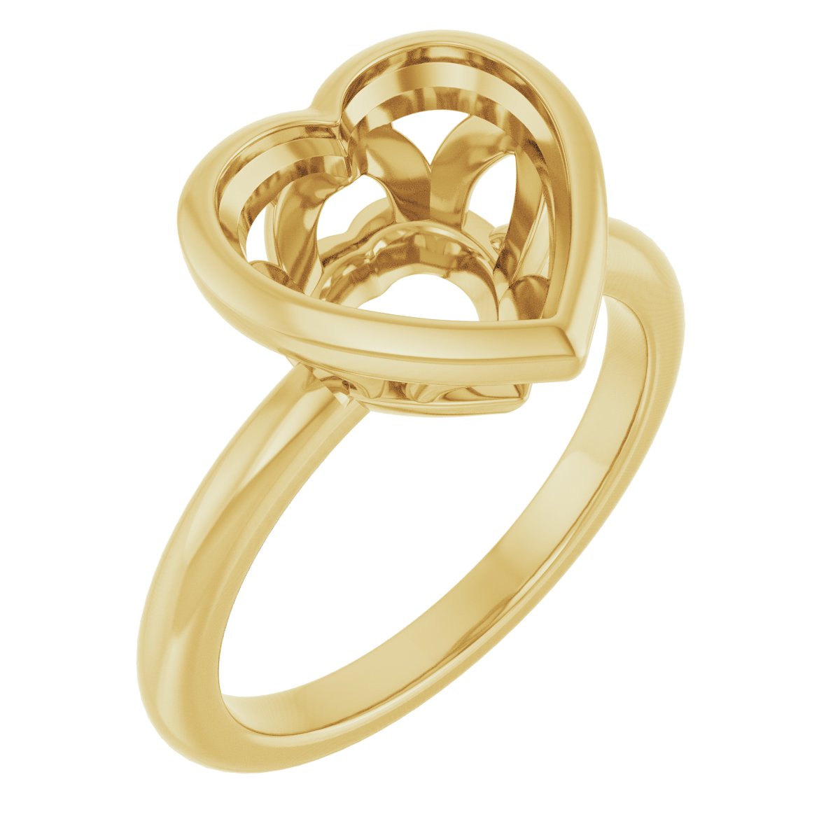 Bezel-Set Engagement Ring