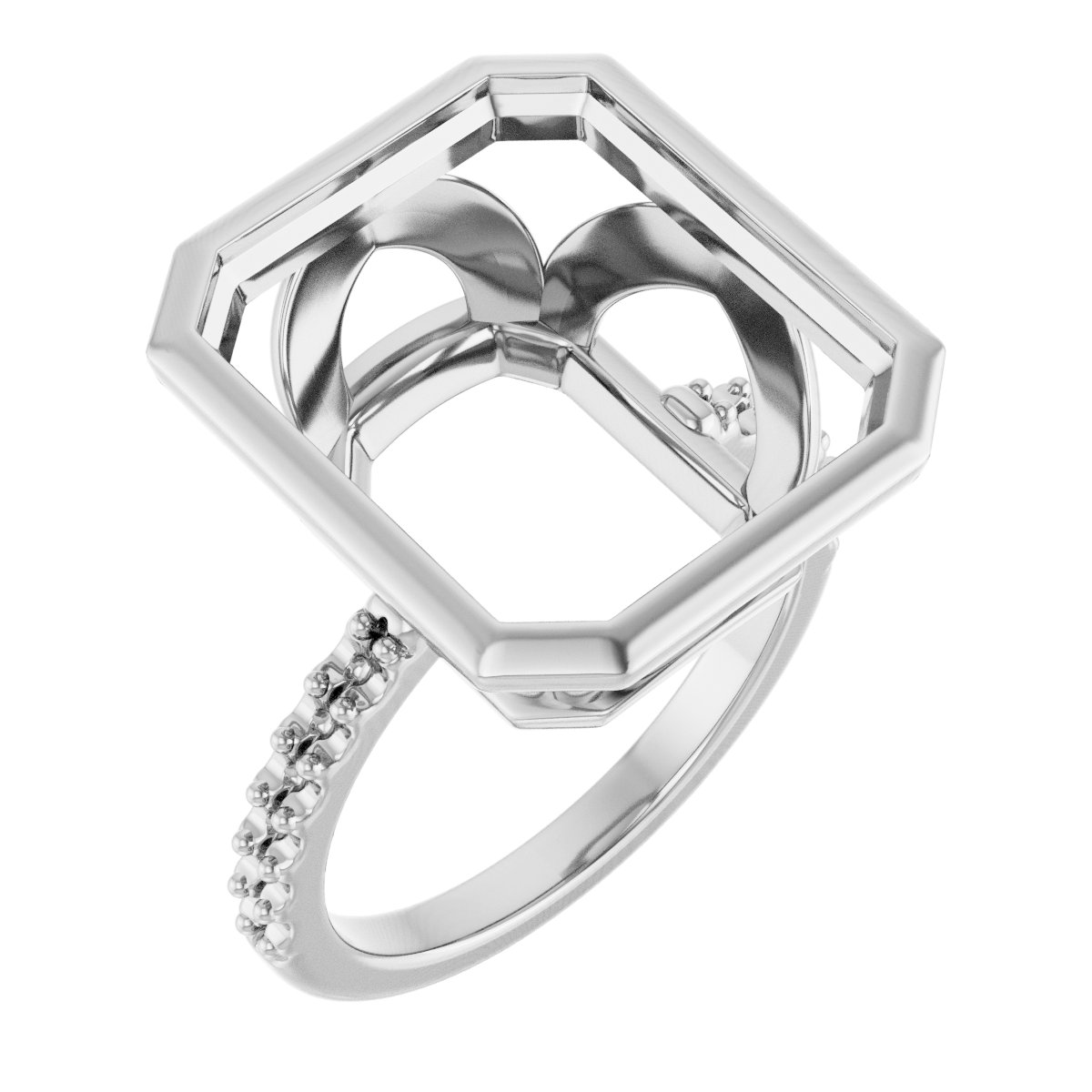 Bezel-Set Engagement Ring