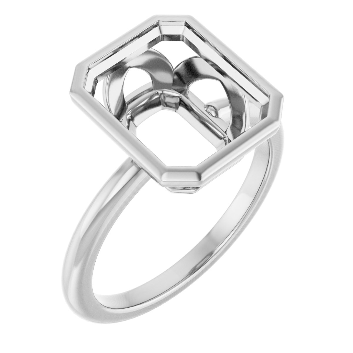 Bezel-Set Engagement Ring