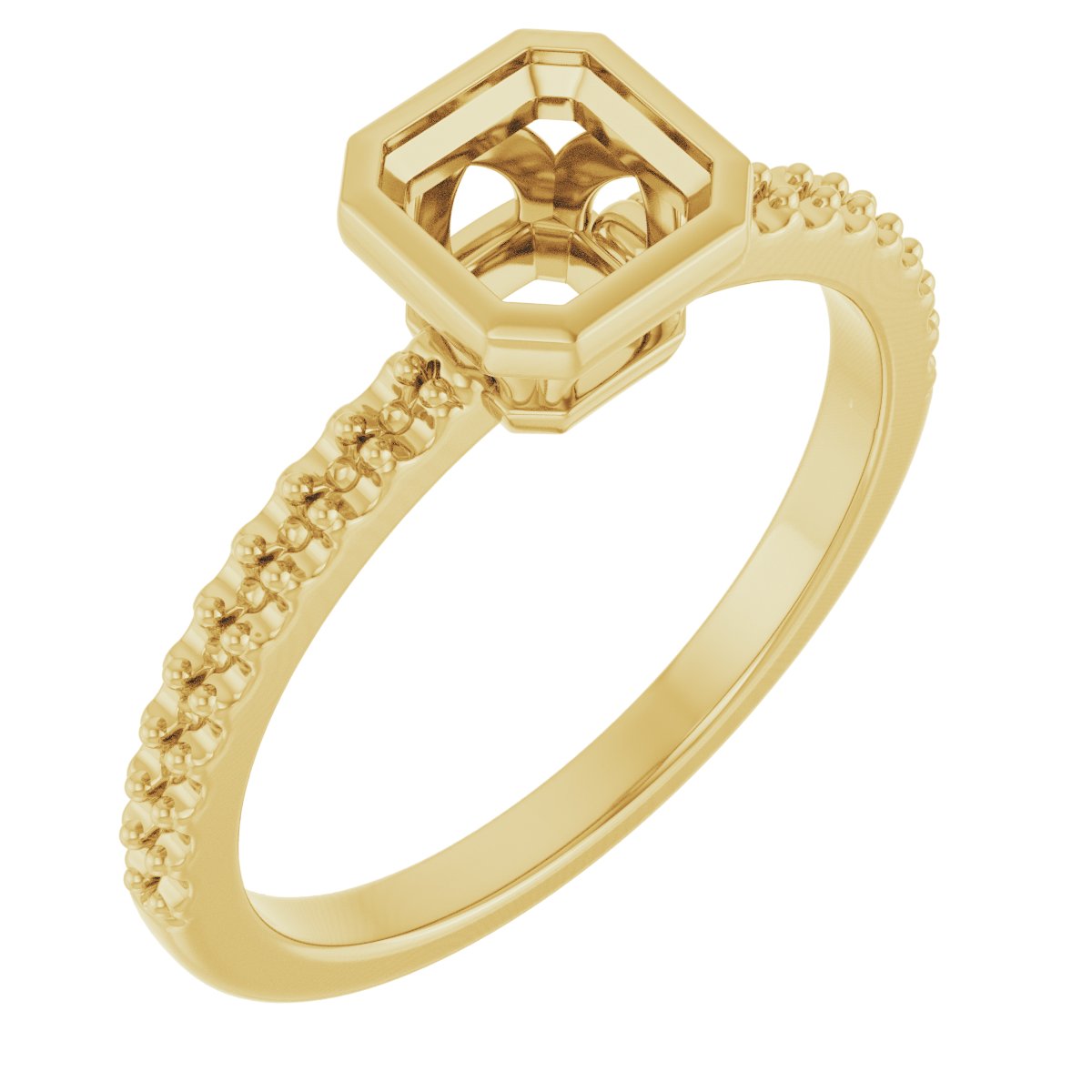 Bezel-Set Engagement Ring