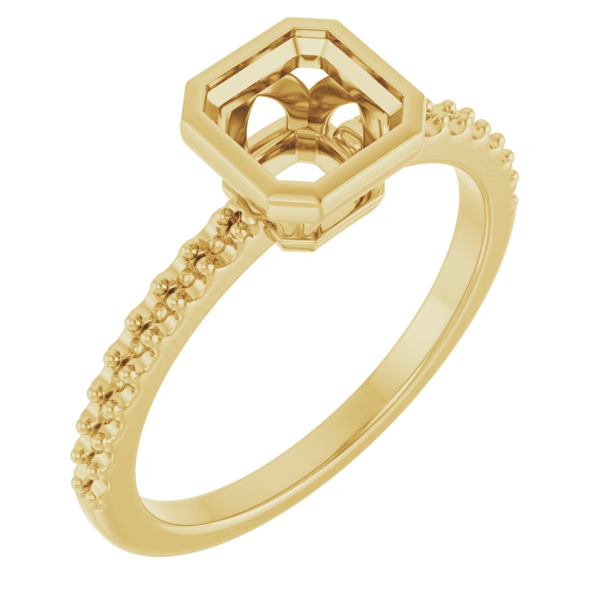 Bezel-Set Engagement Ring