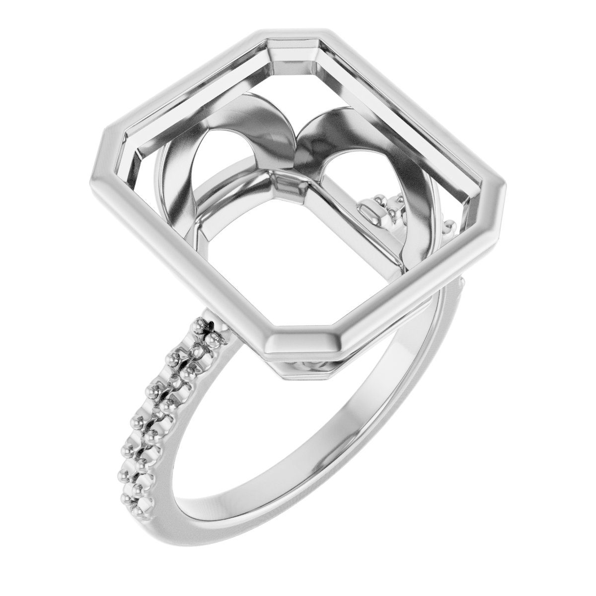 Bezel-Set Engagement Ring