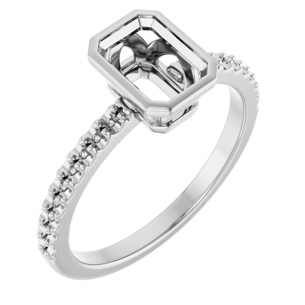 Bezel-Set Engagement Ring