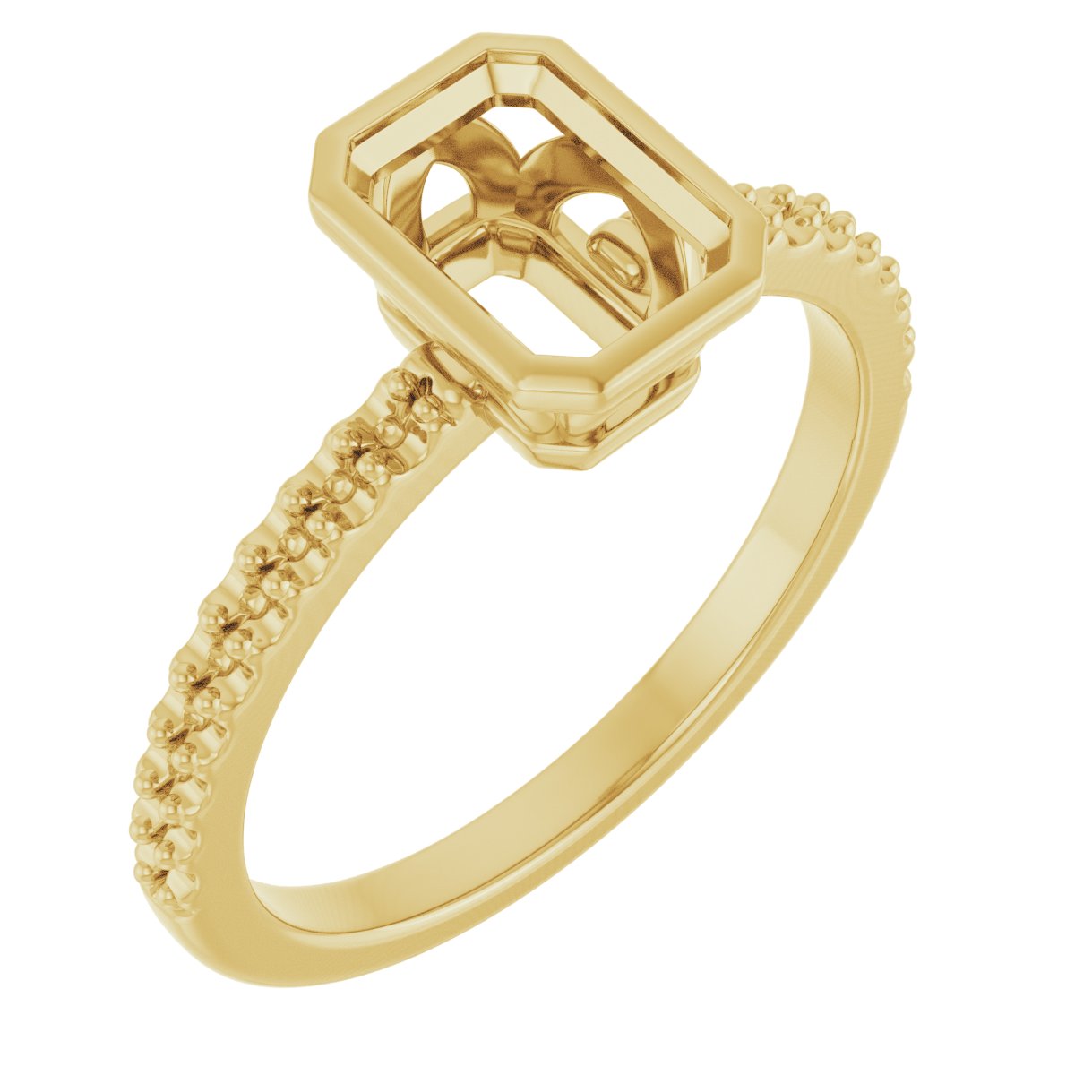 Bezel-Set Engagement Ring