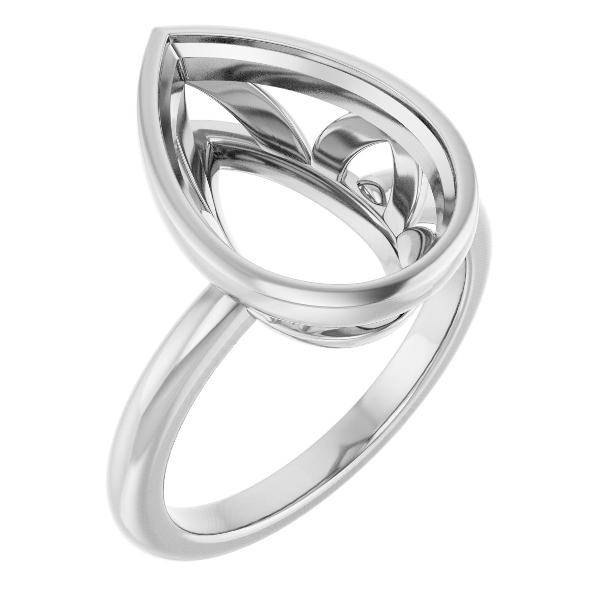 Bezel-Set Engagement Ring