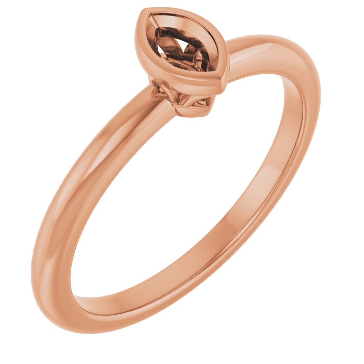 Bezel-Set Engagement Ring