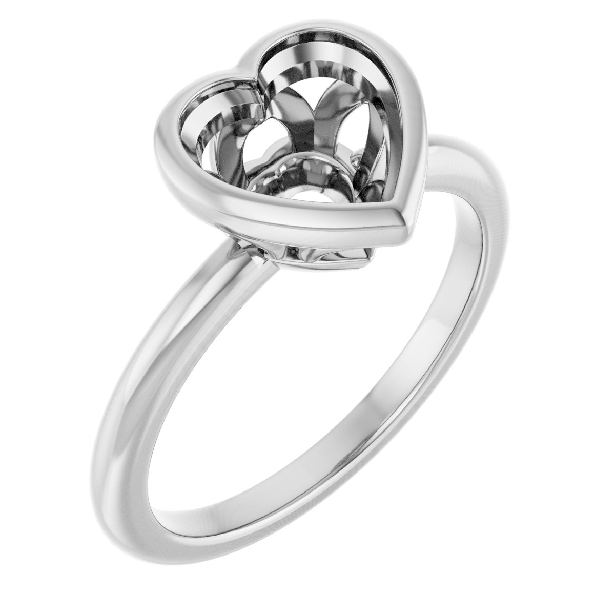 Bezel-Set Engagement Ring