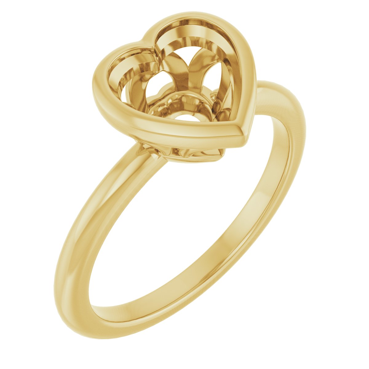 Bezel-Set Engagement Ring