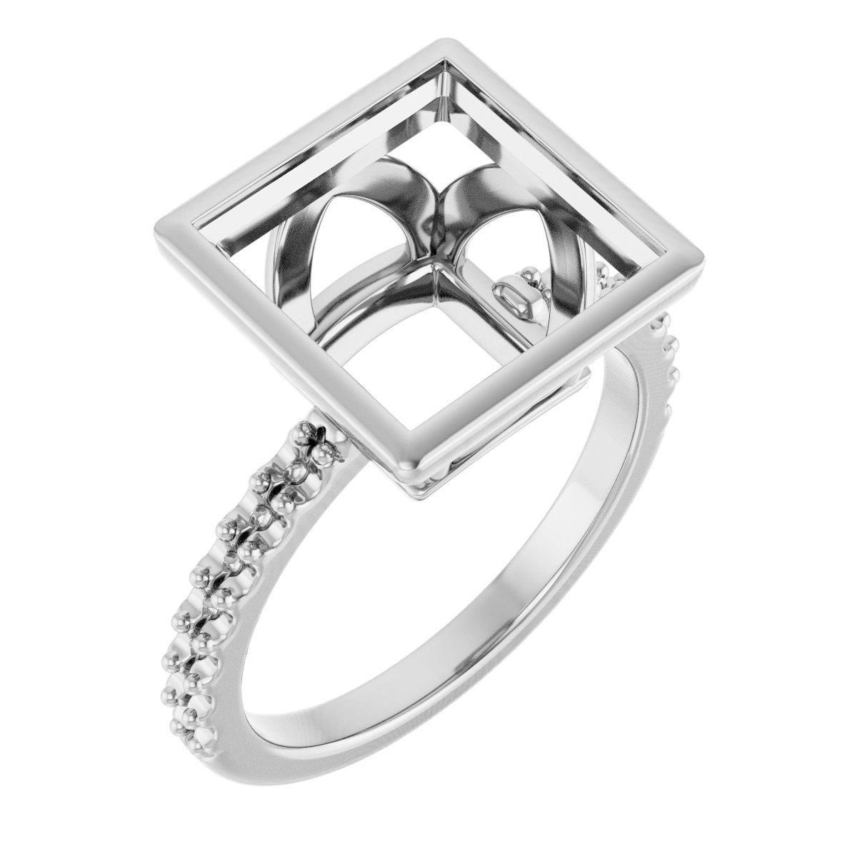 Bezel-Set Engagement Ring