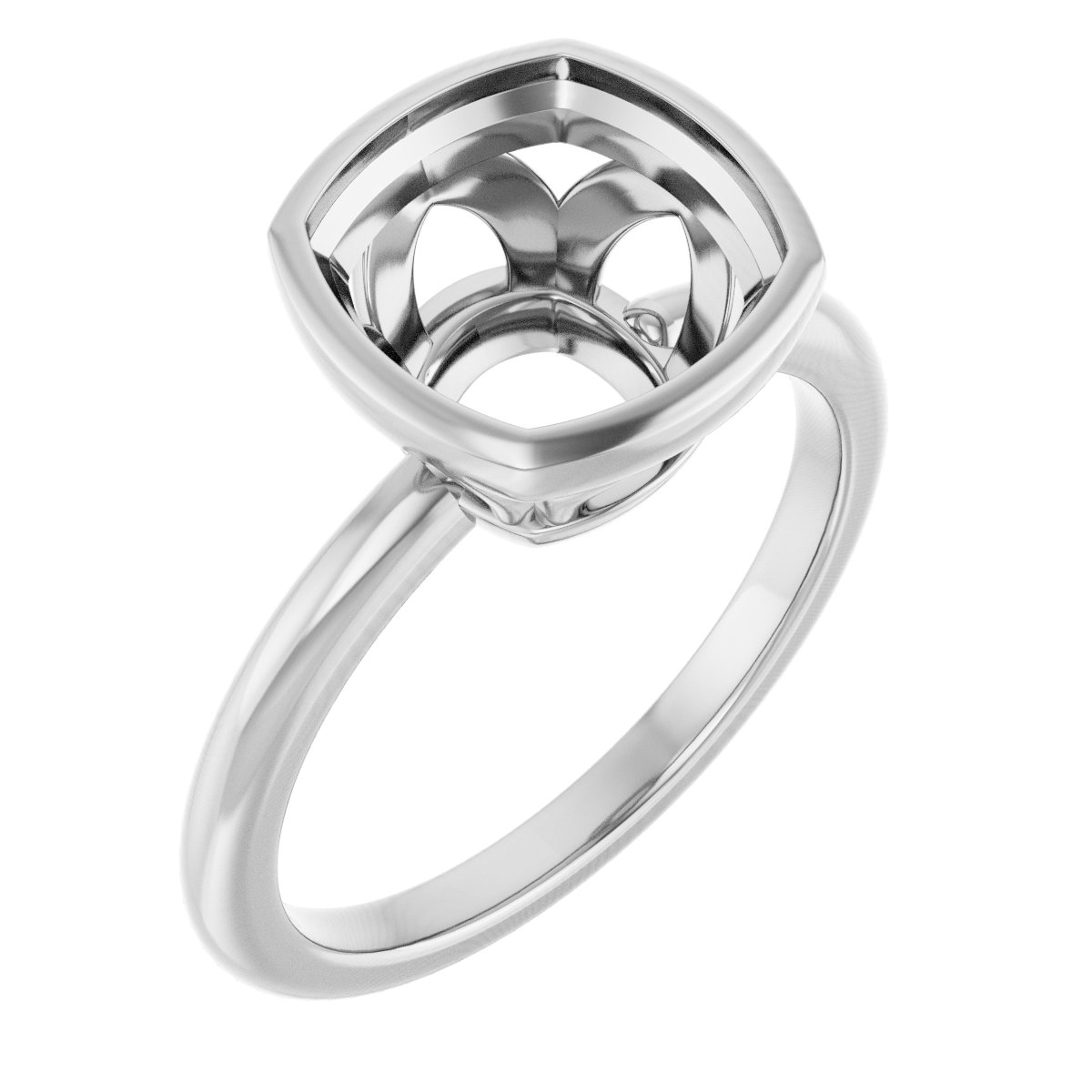 Bezel-Set Engagement Ring