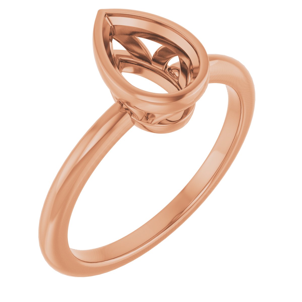 Bezel-Set Engagement Ring