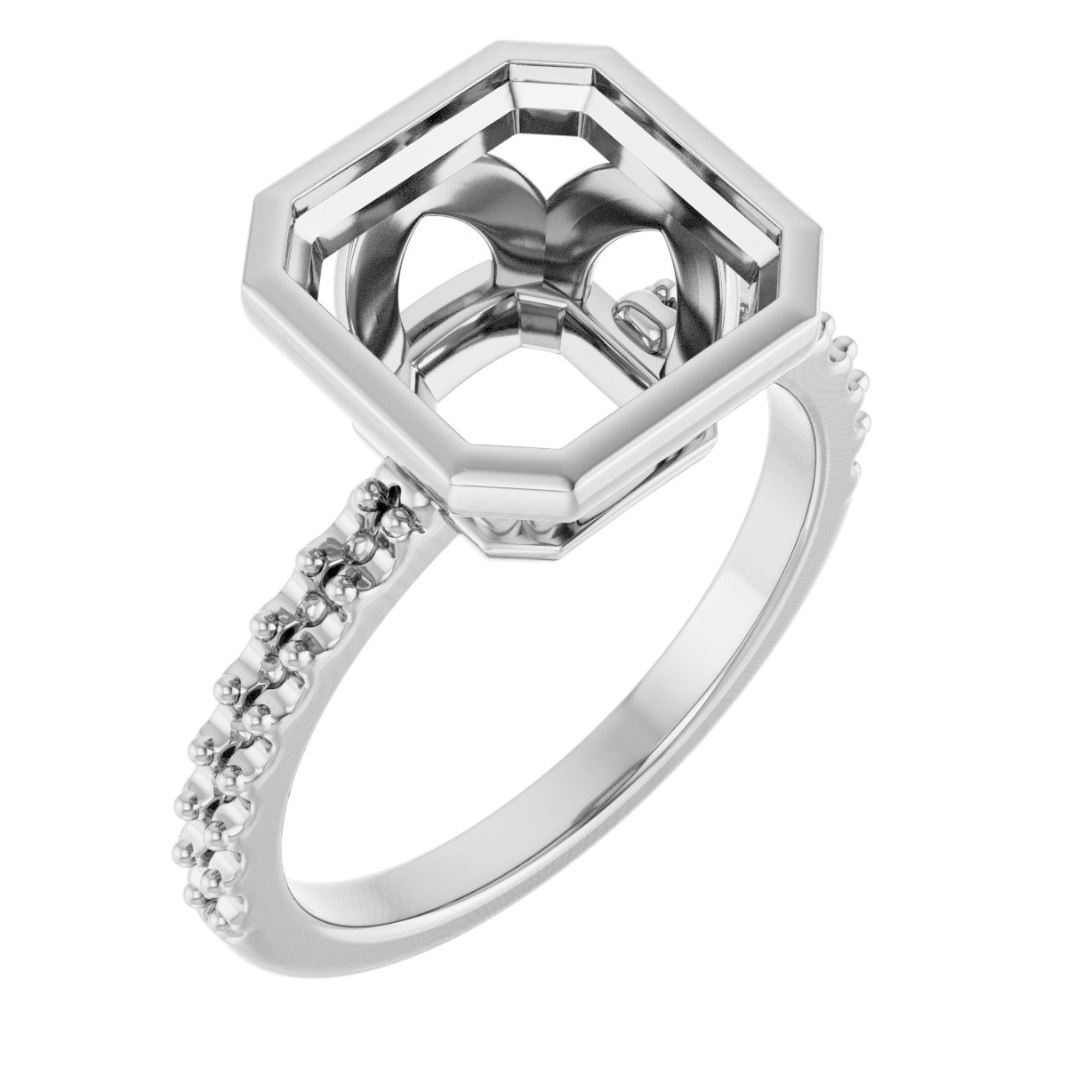 Bezel-Set Engagement Ring