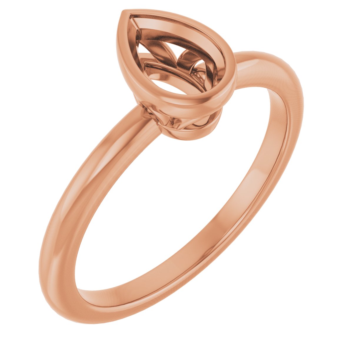 Bezel-Set Engagement Ring