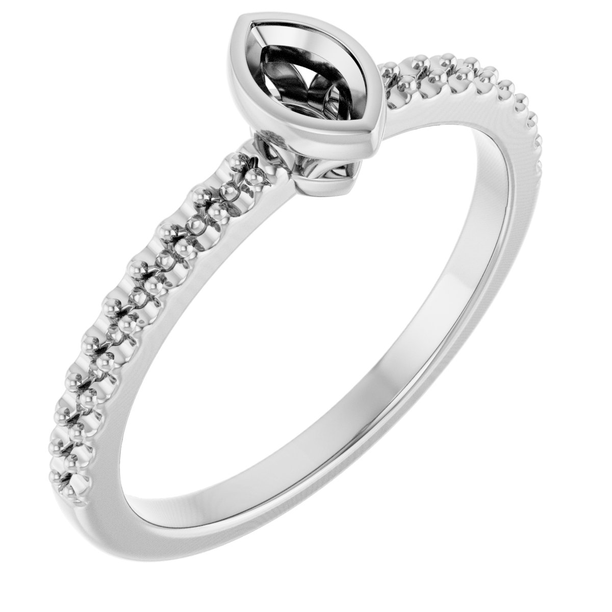 Bezel-Set Engagement Ring