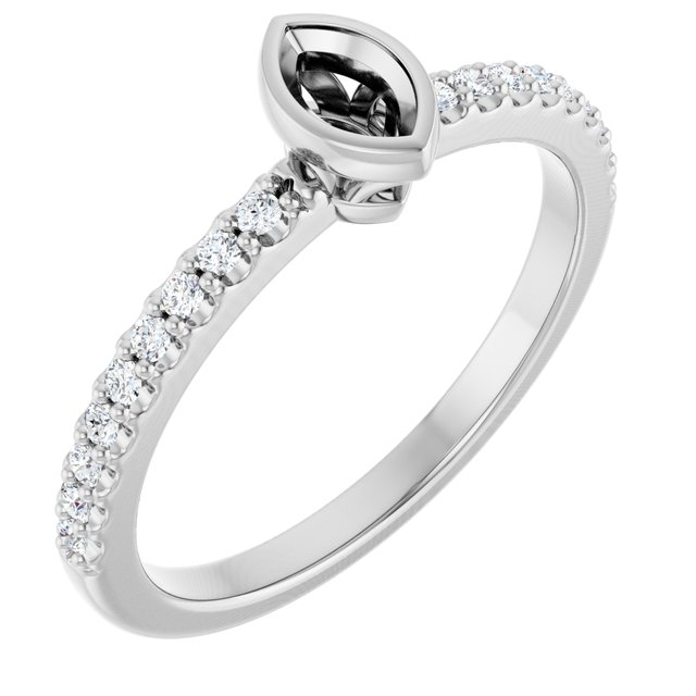 14k White Gold