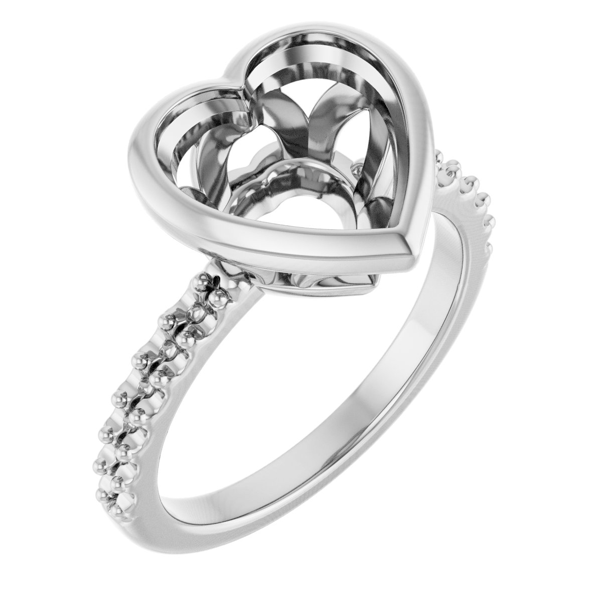 Bezel-Set Engagement Ring