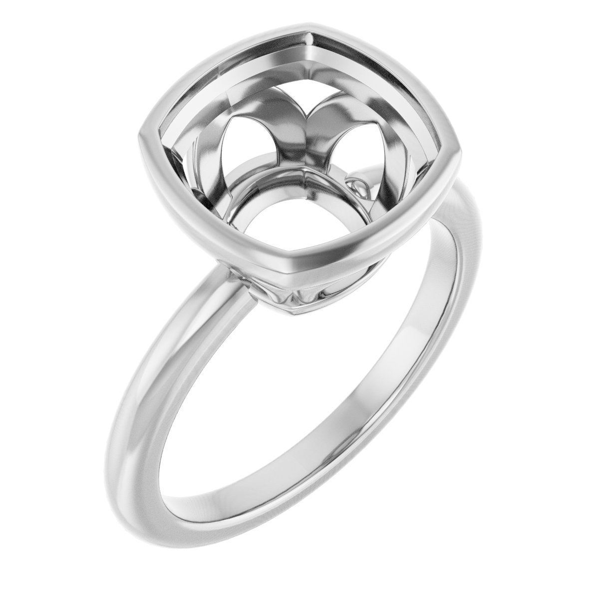 Bezel-Set Engagement Ring
