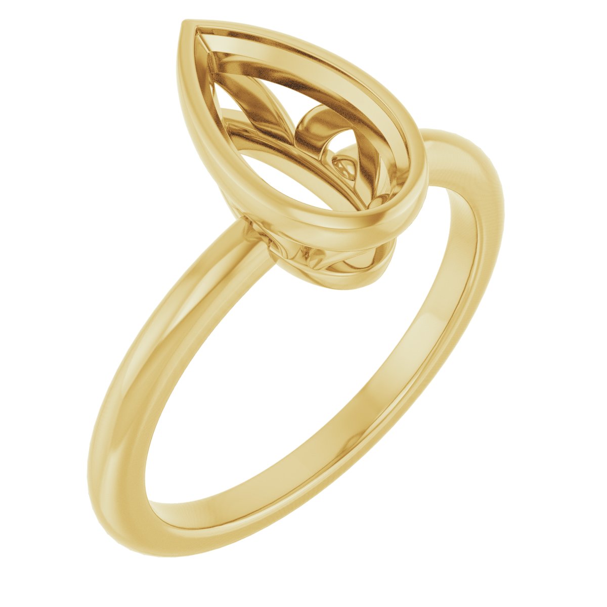 Bezel-Set Engagement Ring