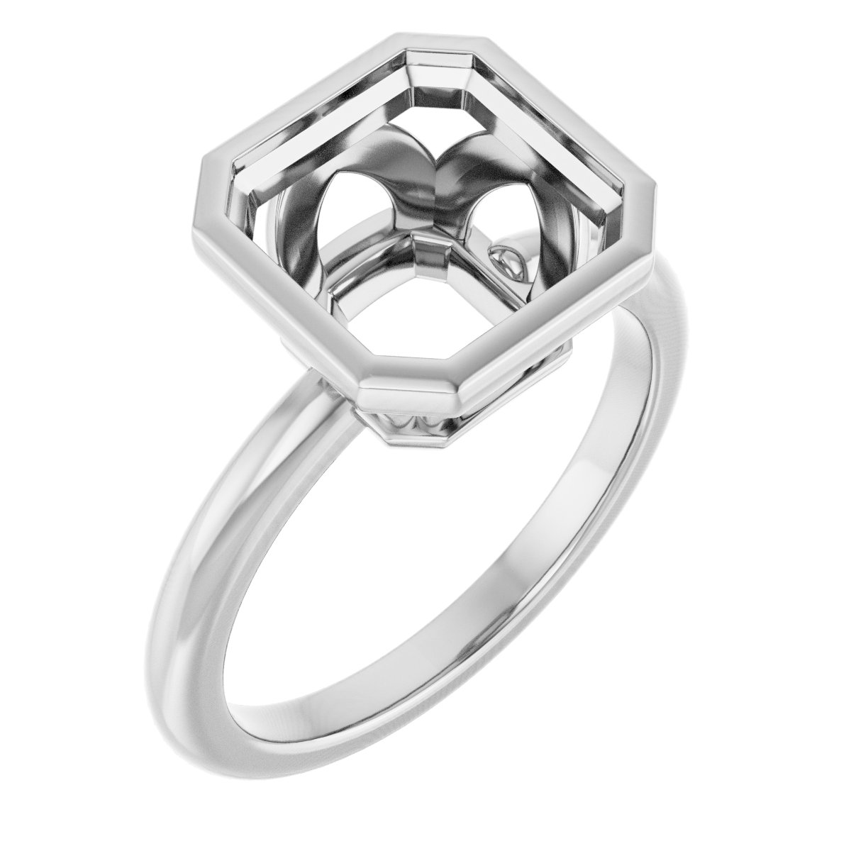 Bezel-Set Engagement Ring