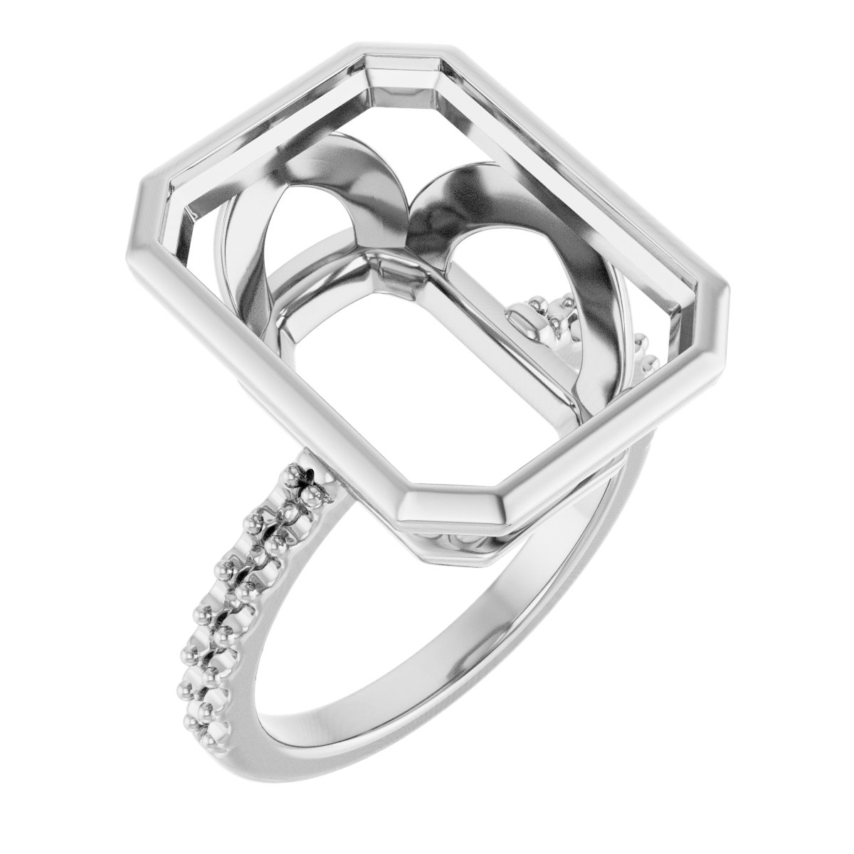 Bezel-Set Engagement Ring