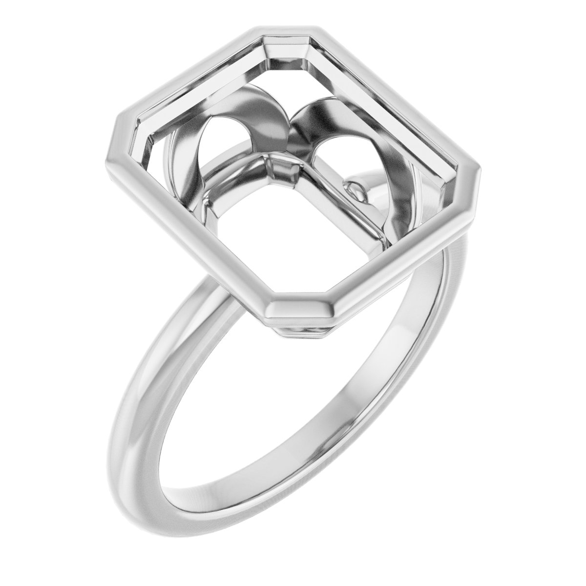 Bezel-Set Engagement Ring