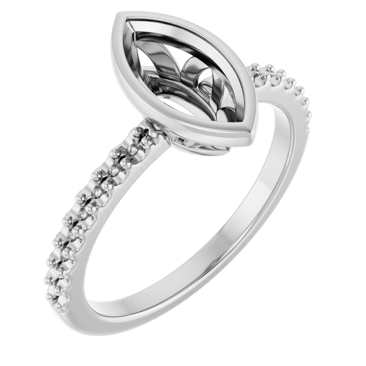 Bezel-Set Engagement Ring