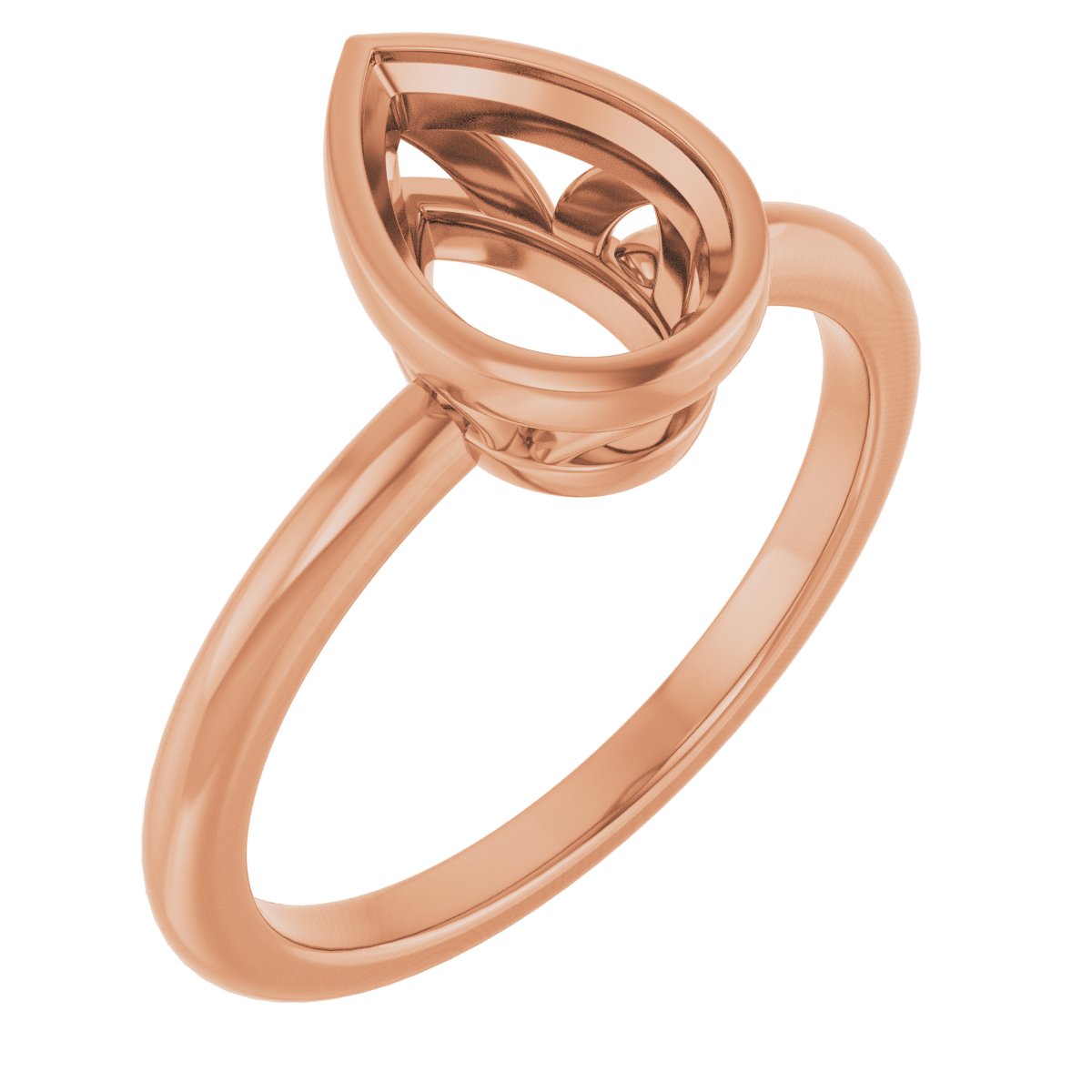 Bezel-Set Engagement Ring