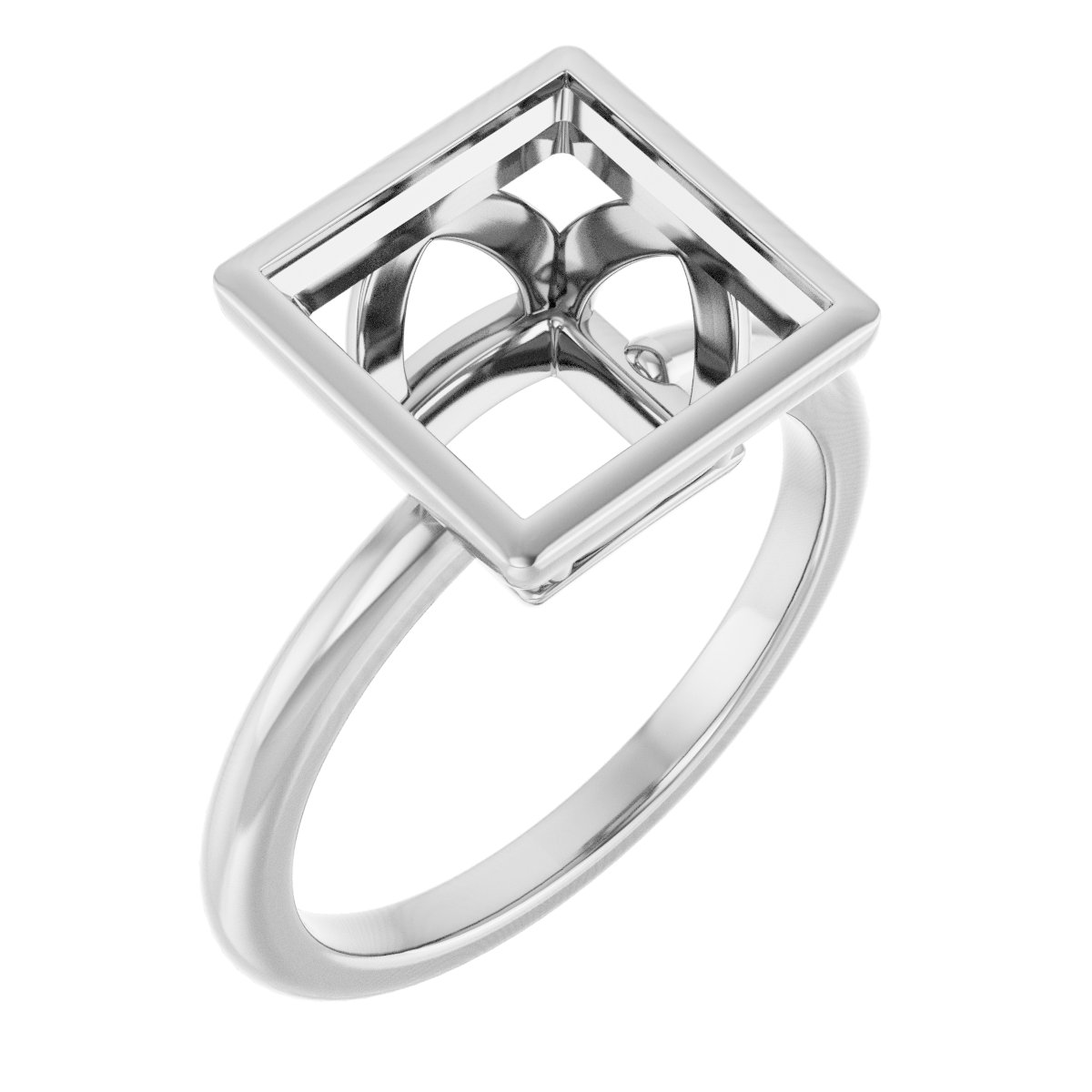 Bezel-Set Engagement Ring