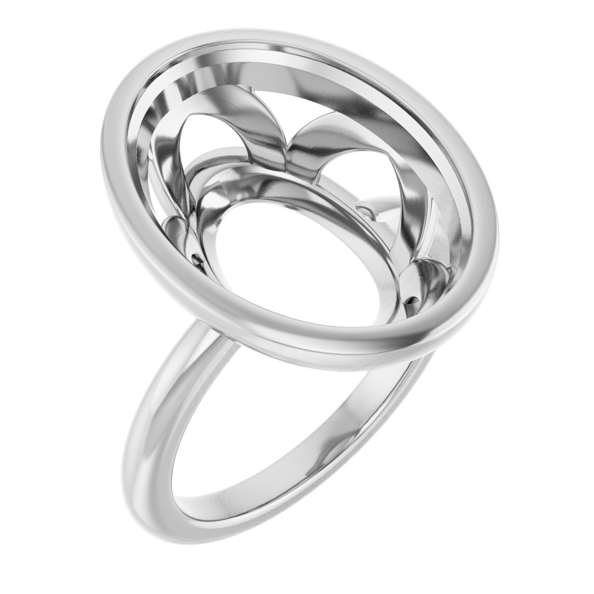 Bezel-Set Engagement Ring