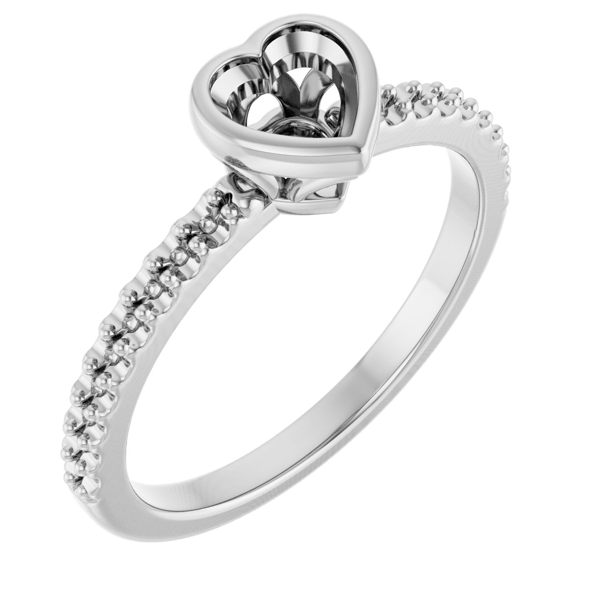 Bezel-Set Engagement Ring