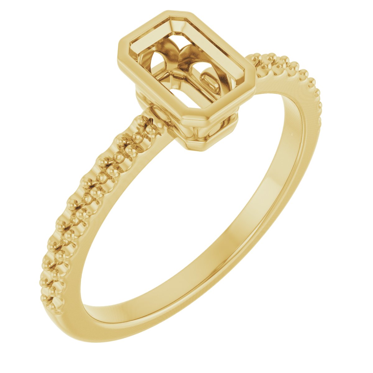 Bezel-Set Engagement Ring