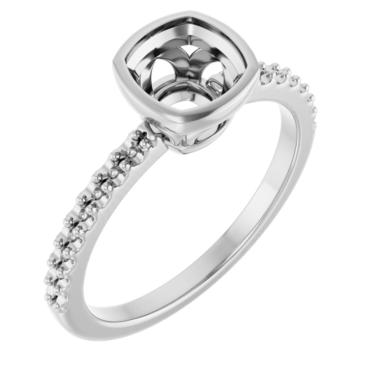 Bezel-Set Engagement Ring
