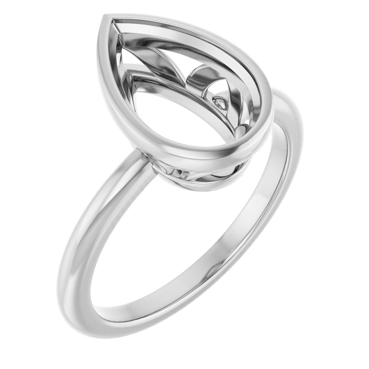 Bezel-Set Engagement Ring