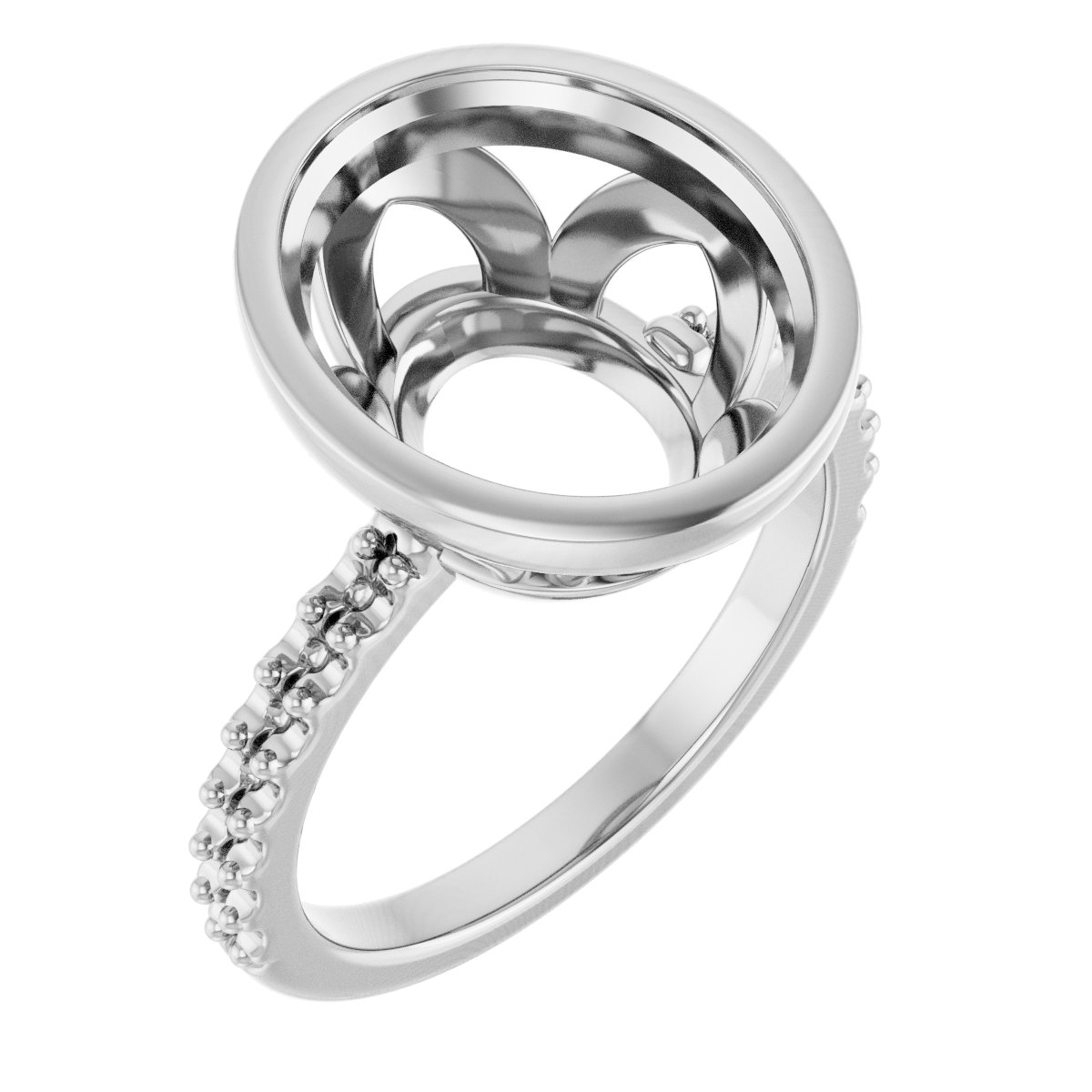 Bezel-Set Engagement Ring
