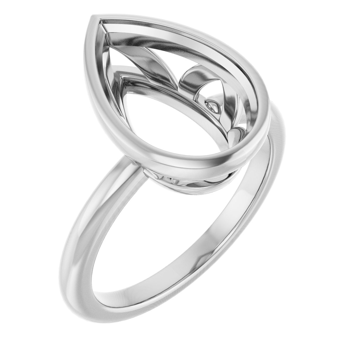 Bezel-Set Engagement Ring