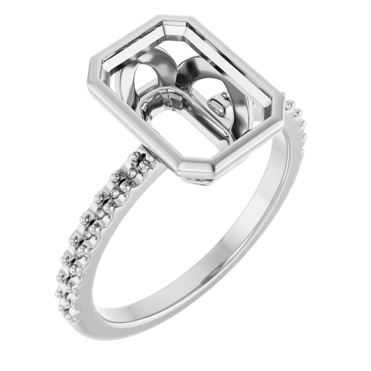 Bezel-Set Engagement Ring